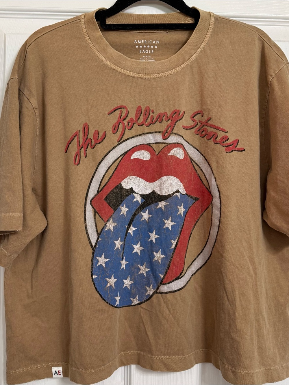 American Eagle Outfitters Brown The Rolling Stones Graphic Tee
